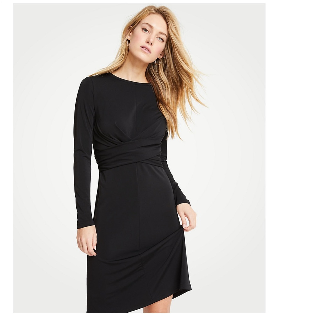 Wrap Matte Jersey Dress